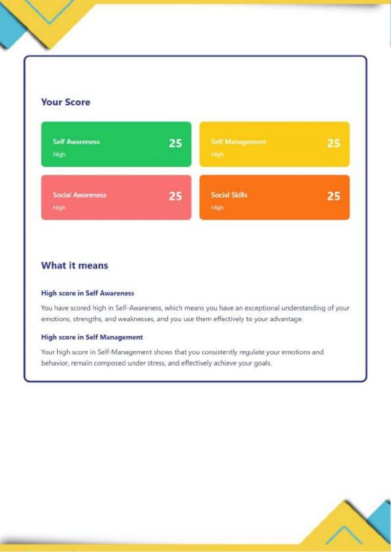 Page 12 of SkillSphere sample report
