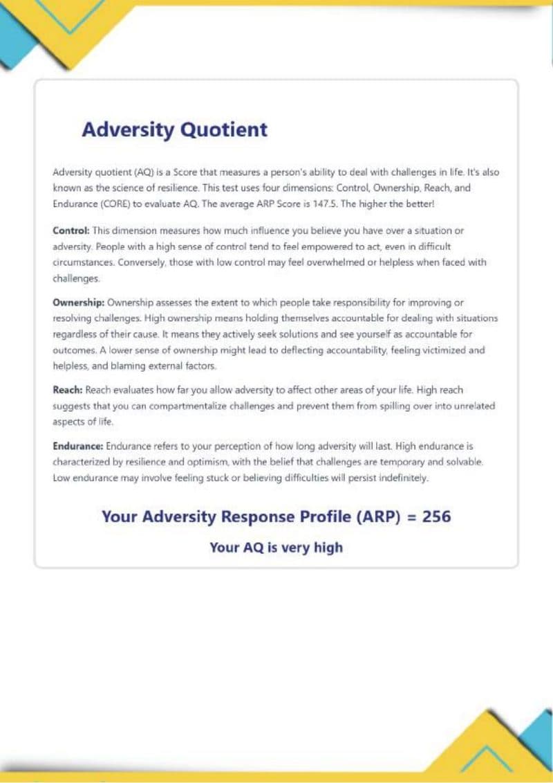 Page 14 of SkillSphere sample report