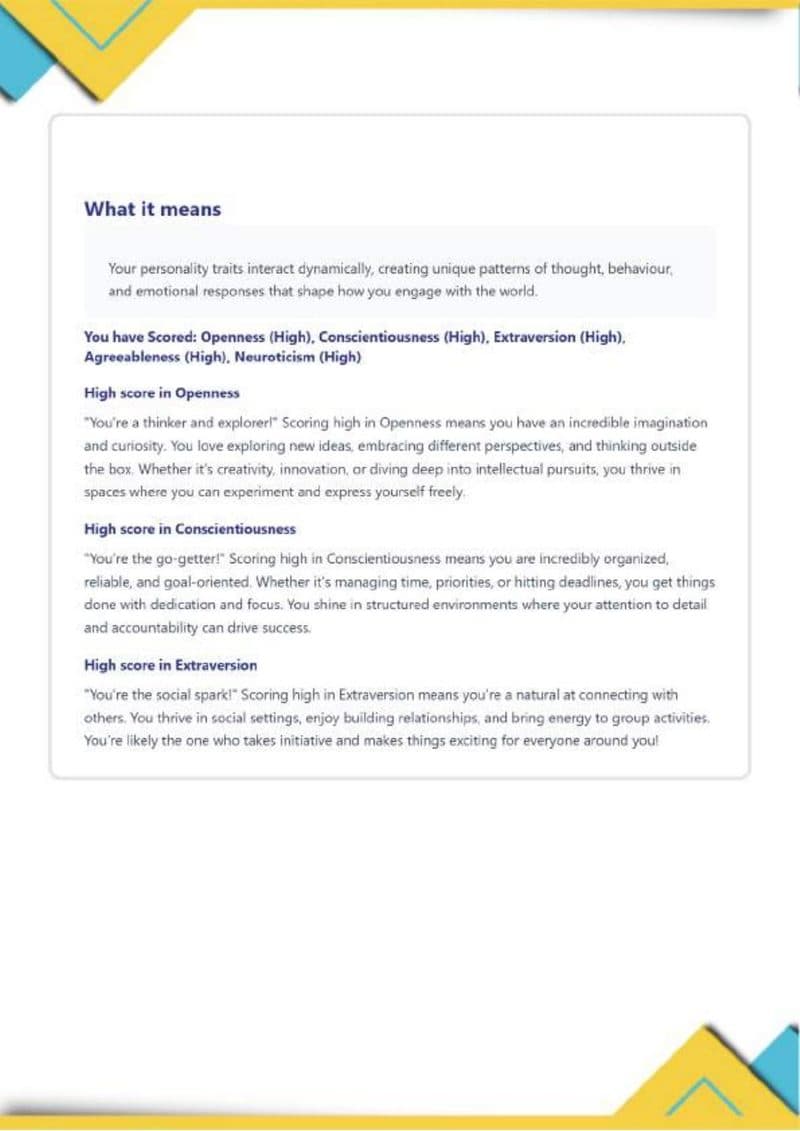 Page 17 of SkillSphere sample report