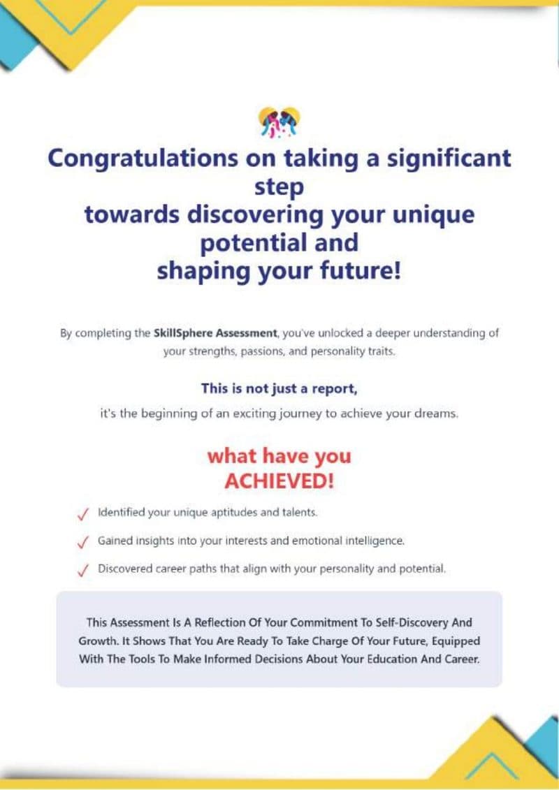Page 21 of SkillSphere sample report