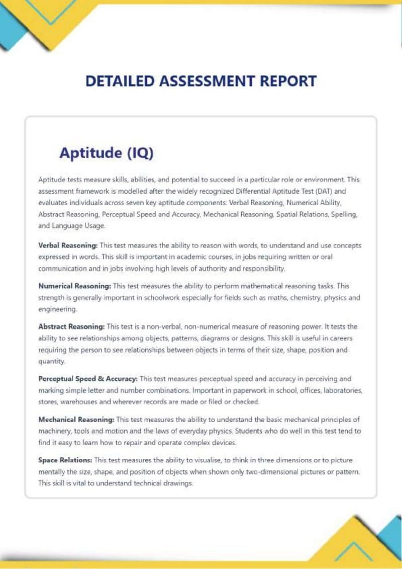 Page 4 of SkillSphere sample report